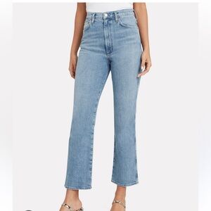 AGOLDE Pinch Waist High Rise Kick in Divide 27